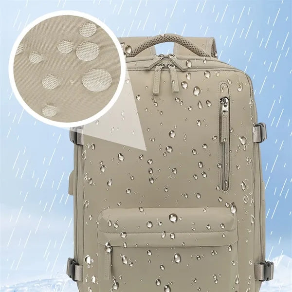Waterproof convertible travel backpack laptop shoe wet bag