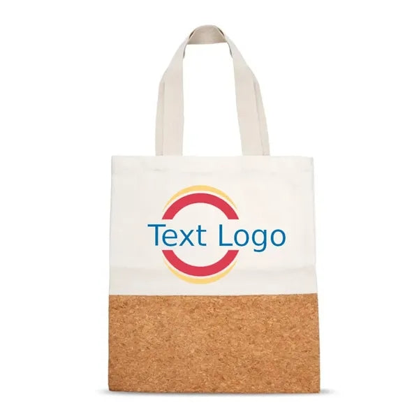 Handbag Carry Well Cork And Canvas Tote Bag
