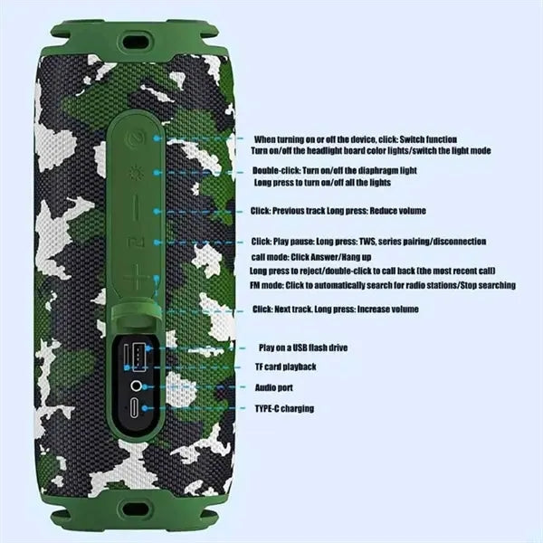 Outdoor Portable Smart Dual Speaker