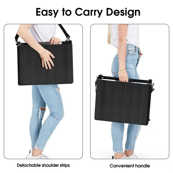 Thick Padded Foldable Stadium Seat with Shoulder Strap