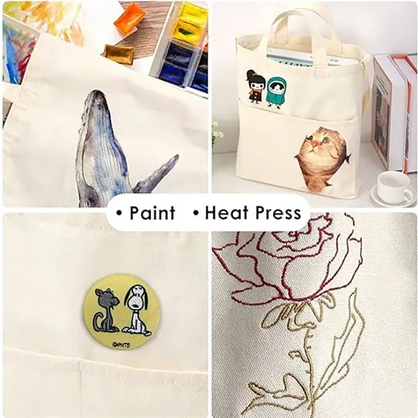 Women Shoulder Canvas Tote Bags