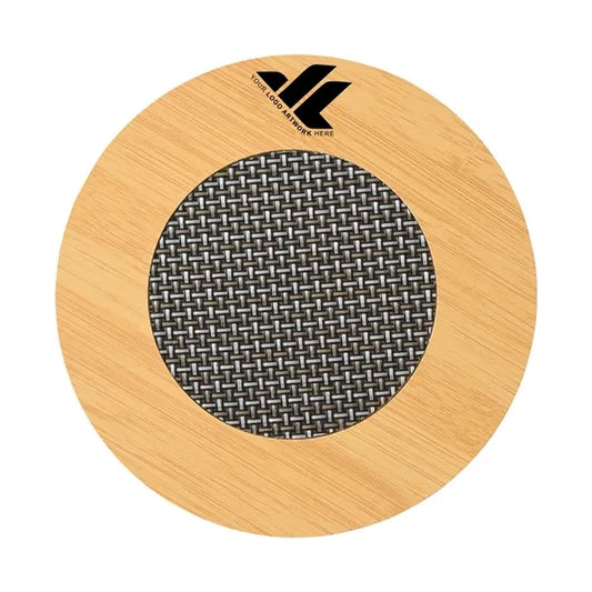 Round coffee cup coaster