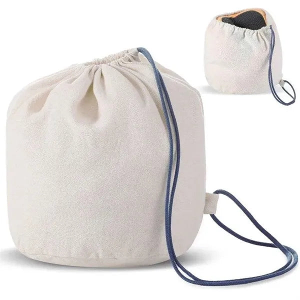 Cotton Case Bag Sleeve Drawstring Pouch for Travel Pillow
