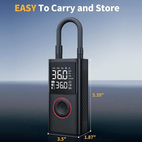 150PSI Tire Inflator Portable Air Compressor 4000mAh