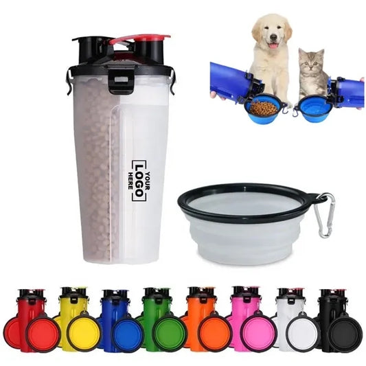 Portable Foldable Pet Cup Bowl Set