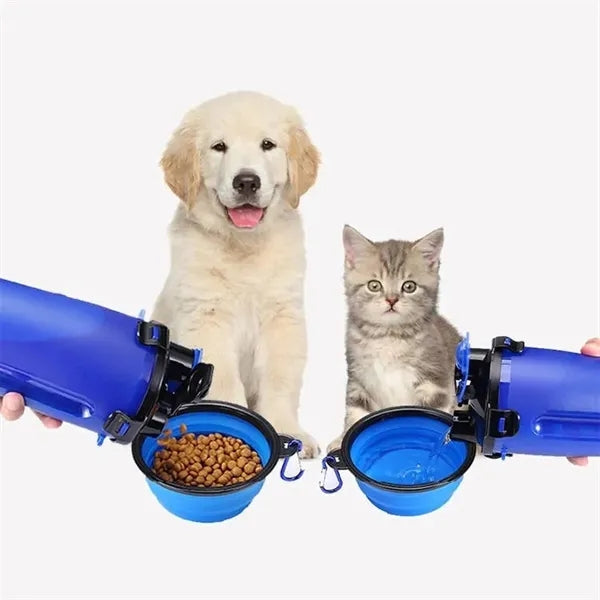 Portable Foldable Pet Cup Bowl Set