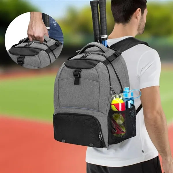 Tennis Backpack with Racket and Shoe Compartments