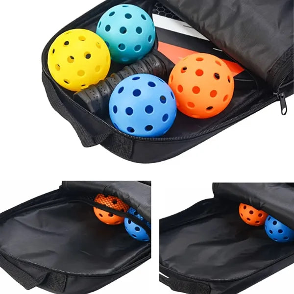 Dual Compartment Pickleball Paddle Bag with Strap
