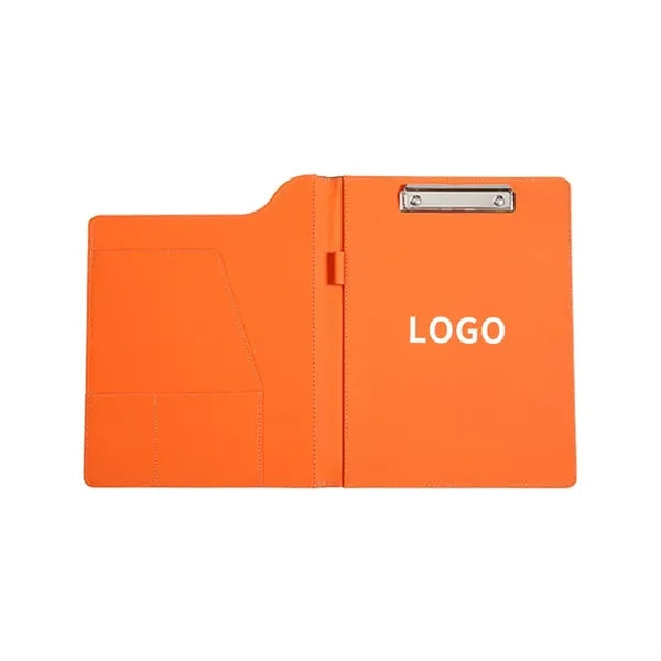 Leather A4 multi-functional Folder With Pen Holder Design