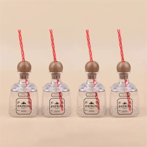 Tequila Container with straw