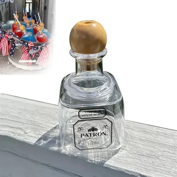 Tequila Container with straw