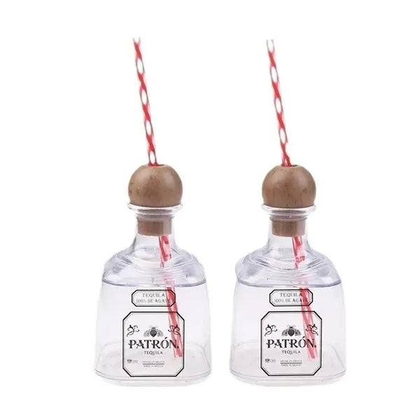 Tequila Container with straw
