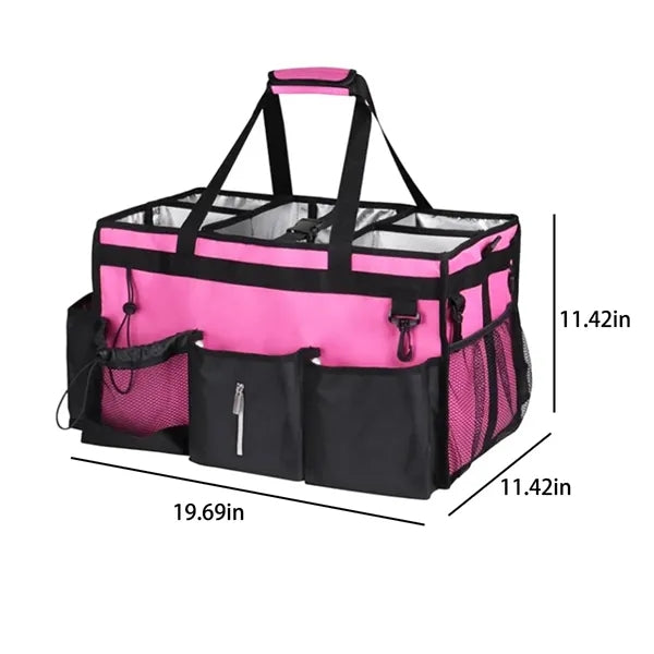 Collapsible Car Trunk Organizer Tote with Pockets