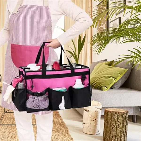 Collapsible Car Trunk Organizer Tote with Pockets