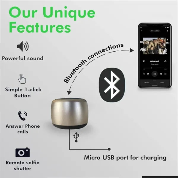 Mini Bluetooth Subwoofer Speaker