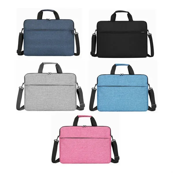 Business Laptop Shoulder Bag with Handle and Strap