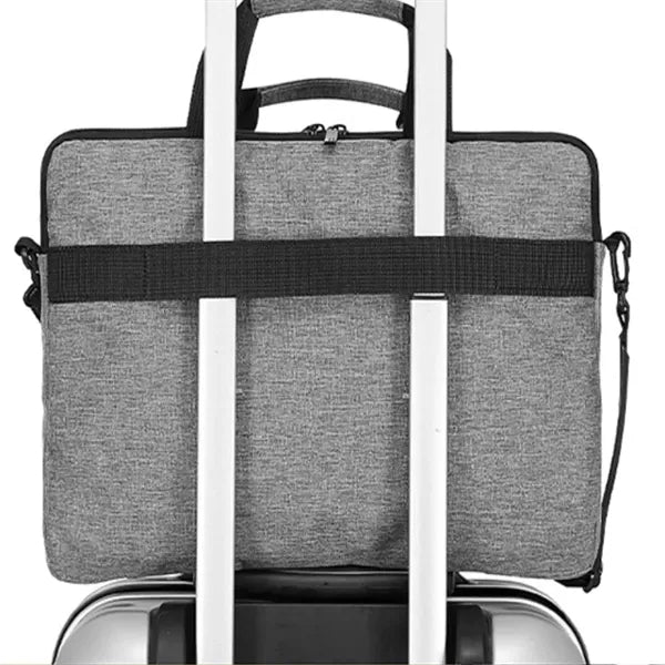 Business Laptop Shoulder Bag with Handle and Strap