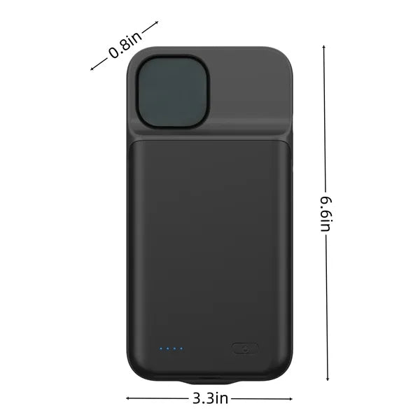 5000mAh Smartphone Case with Built-in Power Bank Battery