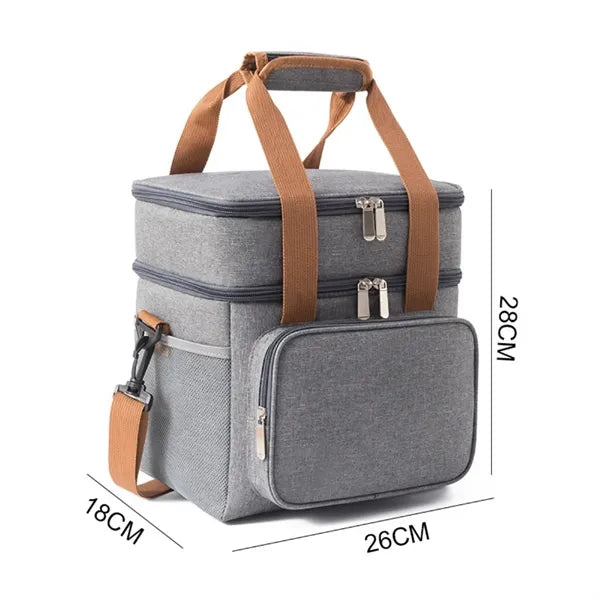 Insulated Cooler Bag with Adjustable Shoulder Strap