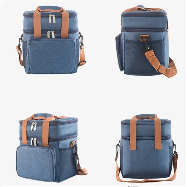 Insulated Cooler Bag with Adjustable Shoulder Strap