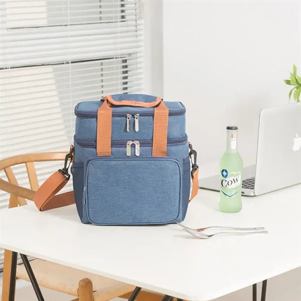 Insulated Cooler Bag with Adjustable Shoulder Strap