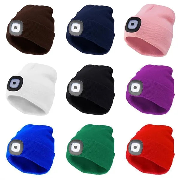USB Rechargeable Headlamp LED Beanie