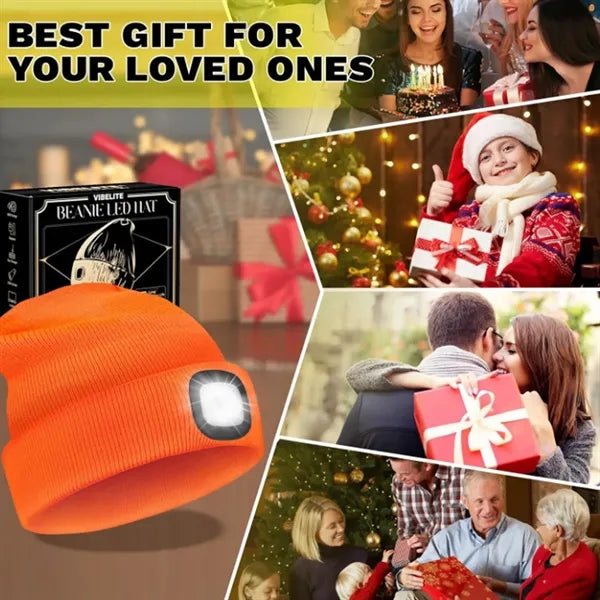 USB Rechargeable Headlamp LED Beanie