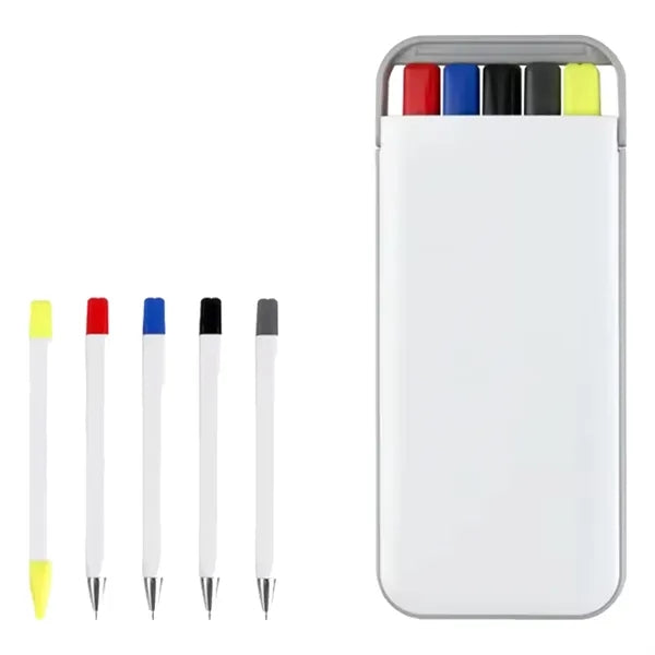 Combination Pen Ballpoint Automatic Pencil Highlighter