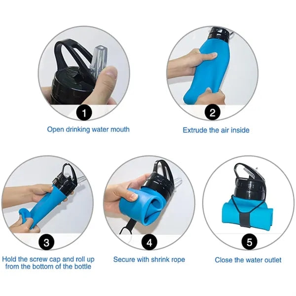 Foldable Silicone Water Bottle