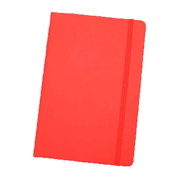 Stretch Belt PU Leather Surface A6 Notebook Lined Sheets