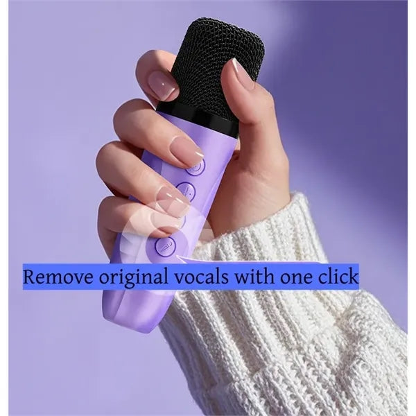 Bluetooth Karaoke Speaker with 2 Wireless Microphones