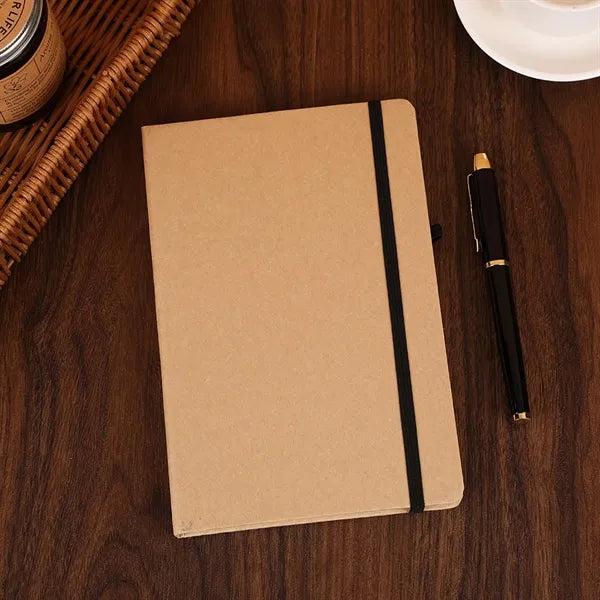 A5-sized Kraft Paper-bound Notebook