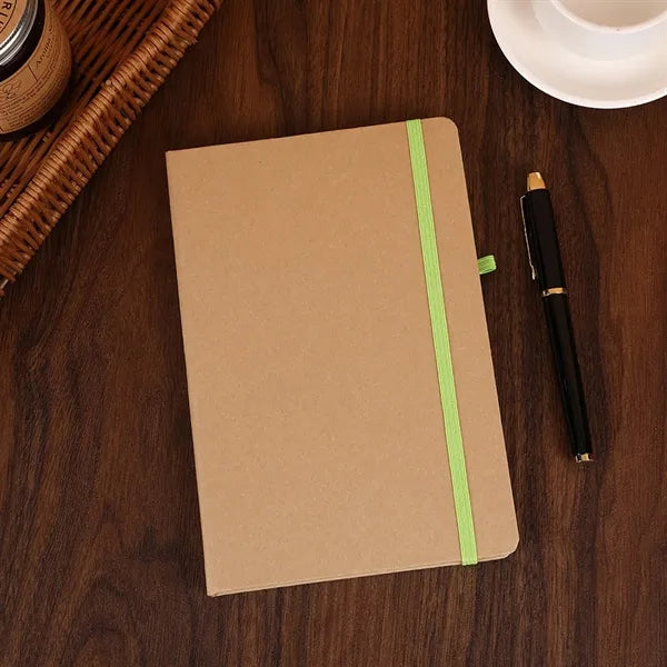 A5-sized Kraft Paper-bound Notebook