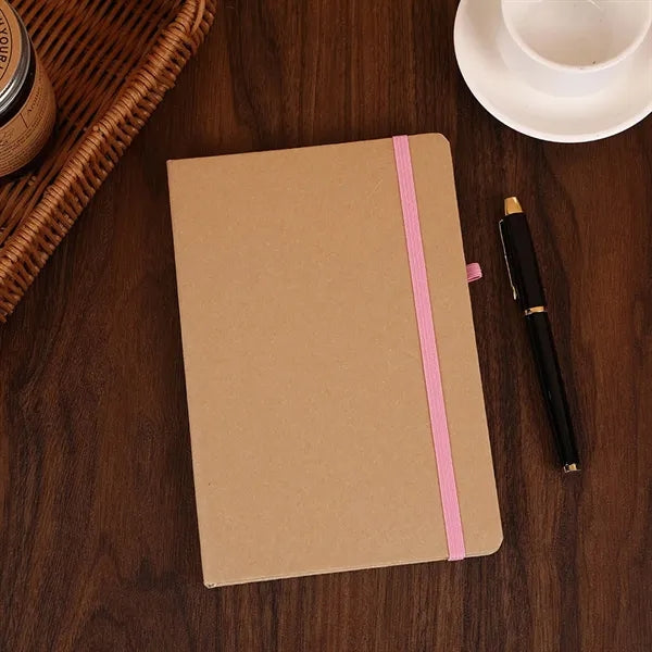 A5-sized Kraft Paper-bound Notebook