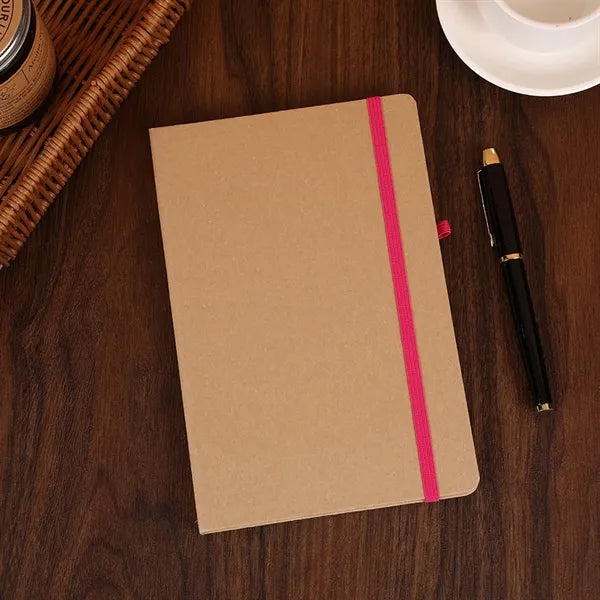 A5-sized Kraft Paper-bound Notebook