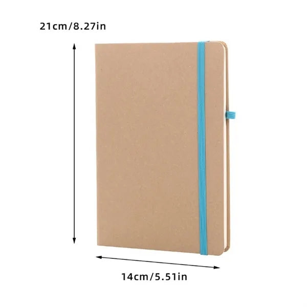 A5-sized Kraft Paper-bound Notebook