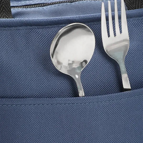 Small Insulated Lunch Tote Bag with Front Pocket