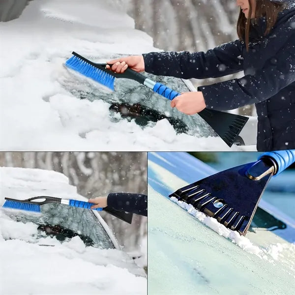 Car Snow Brush with Ice Scraper and Foam Grip