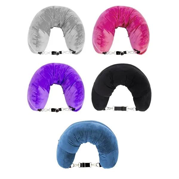 2-in-1 Stuffable Travel Pillow and Portable Storage Bag