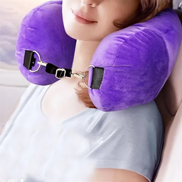 2-in-1 Stuffable Travel Pillow and Portable Storage Bag