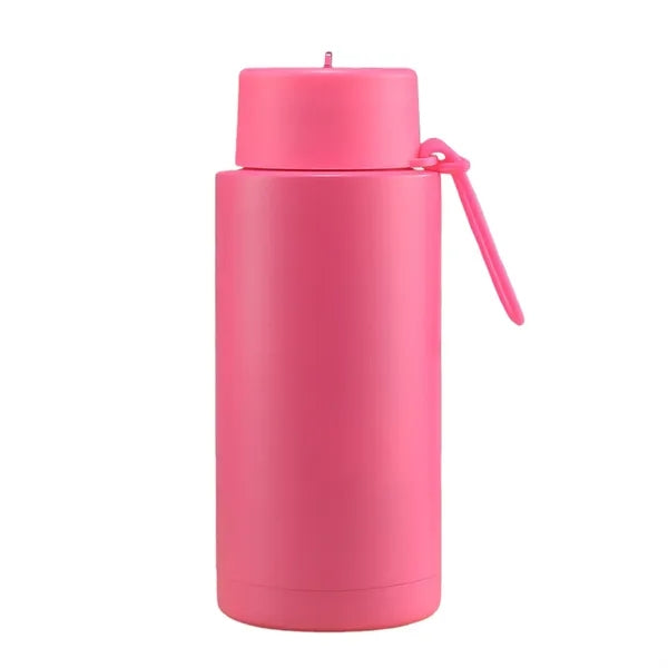 34oz Stainless Steel Sports Water Bottle With Handle