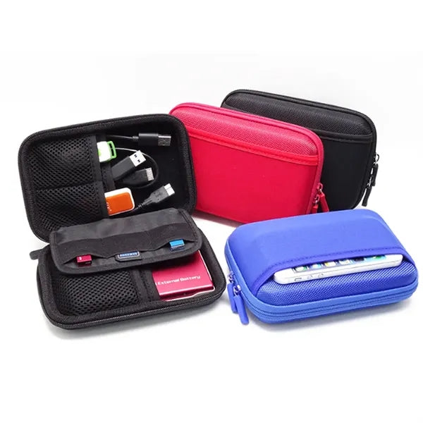 Portable EVA Hard Drive Storage Case Organizer