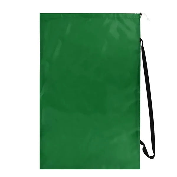 Drawstring Laundry Bag with Shoulder Strap