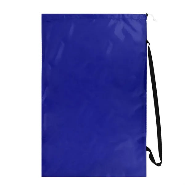 Drawstring Laundry Bag with Shoulder Strap