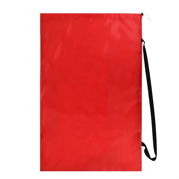Drawstring Laundry Bag with Shoulder Strap