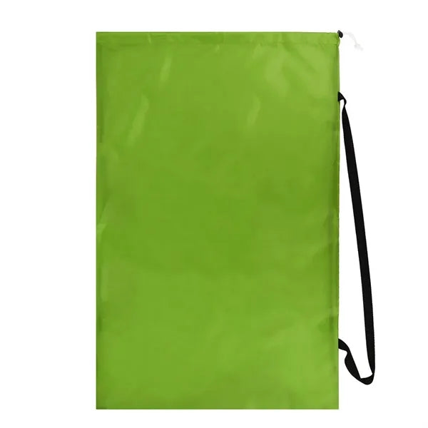 Drawstring Laundry Bag with Shoulder Strap