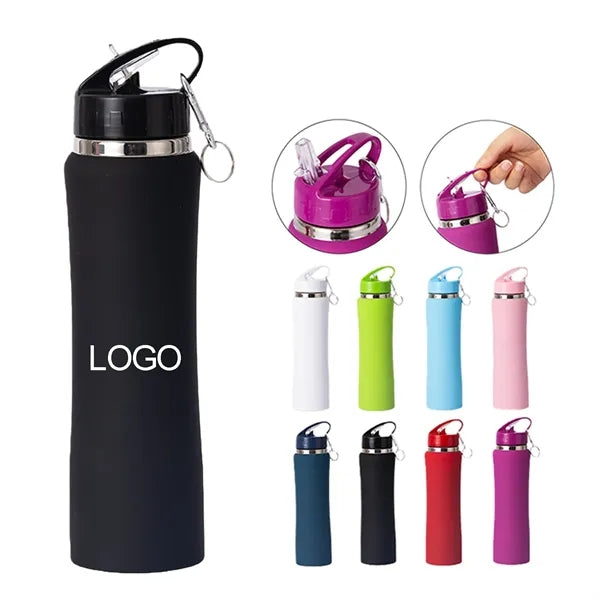 25OZ Slim Waist Outdoor Handheld Sports Water Bottle