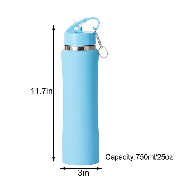 25OZ Slim Waist Outdoor Handheld Sports Water Bottle