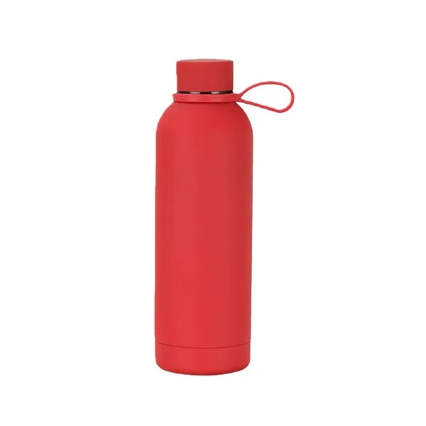 17 oz Matte Stainless Steel Water Bottle With Handle