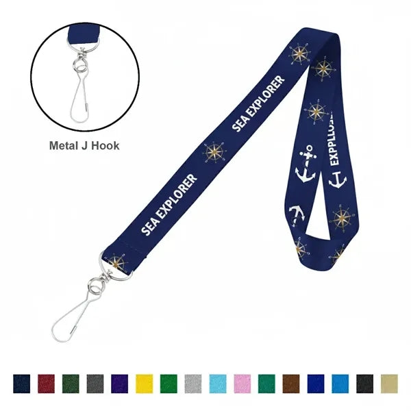 3/4" Full Color Dye Sublimated Lanyard (Quick Ship) 1-3 Days